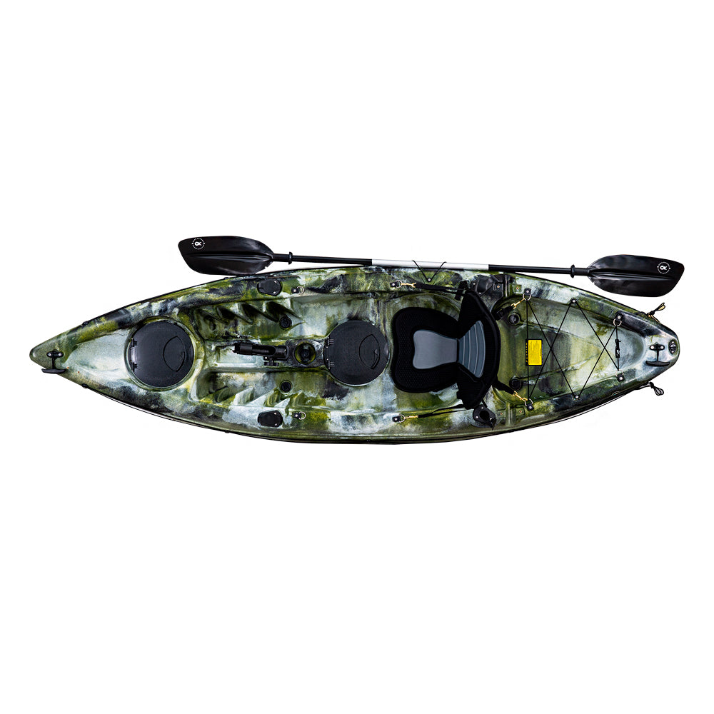 Dark Green White and Black Kayak for Sale - the Green Machine TGM10