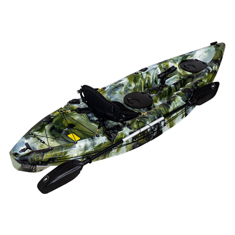 Dark Green White and Black Kayak for Sale - the Green Machine TGM10