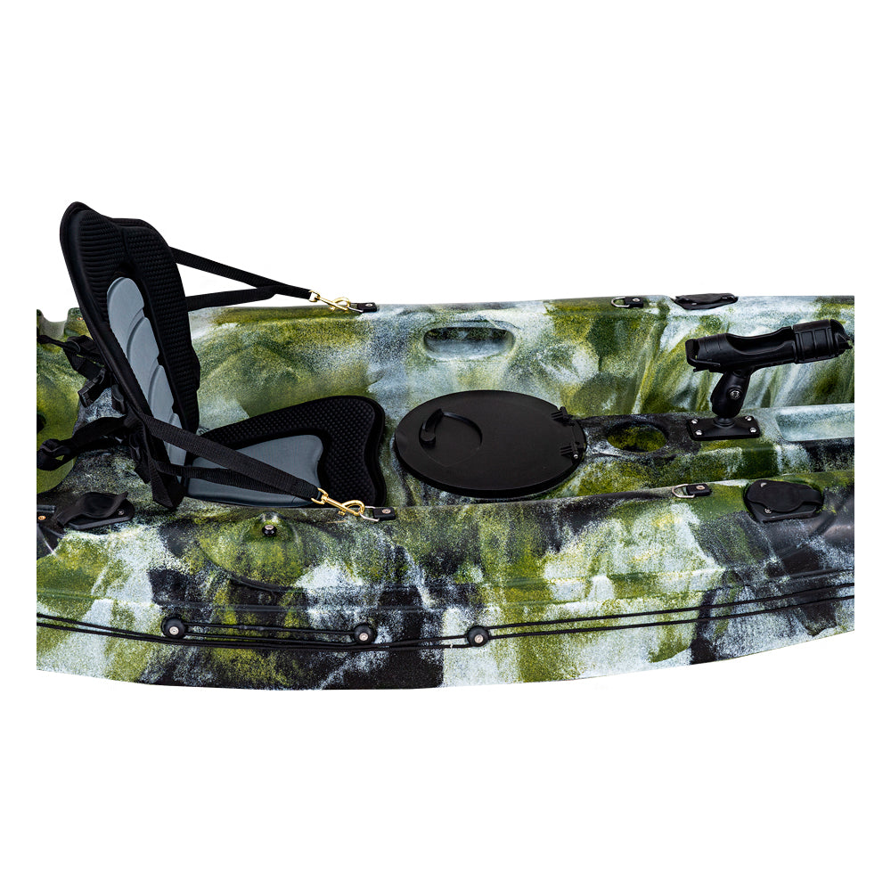 Dark Green White and Black Kayak for Sale - the Green Machine TGM10