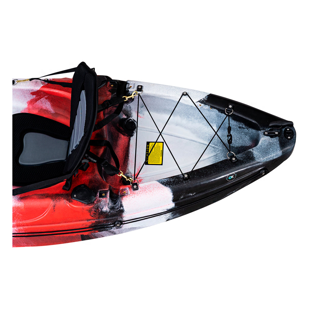Red White and Black Kayak for Sale - the Inferno TI10