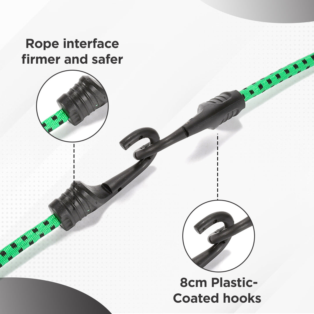Plastic-coated steel cord set