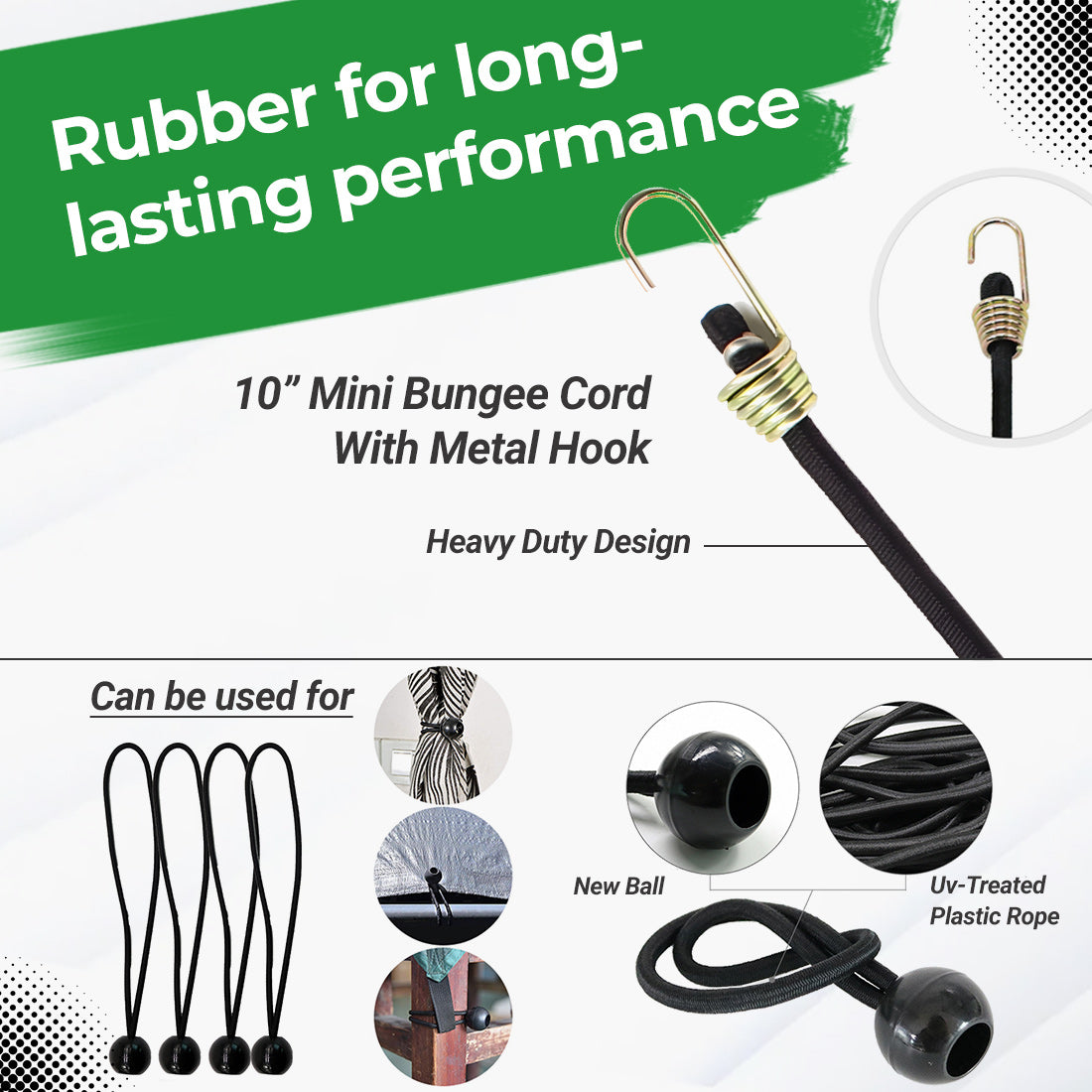 Bungee cord set for boating