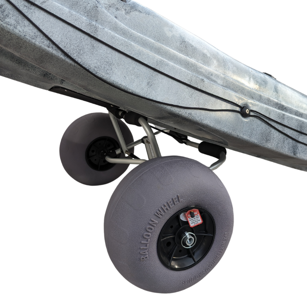 Ultimate Kayak Trolley Soft Terrain - Big Grey Wheels