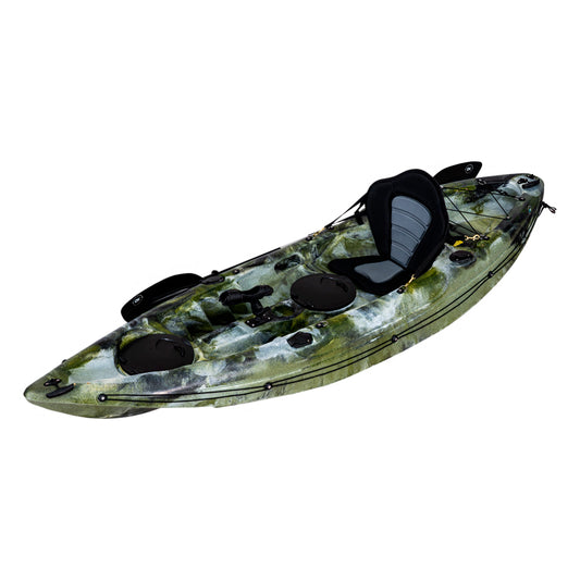 Dark Green White and Black Kayak for Sale - the Green Machine TGM10