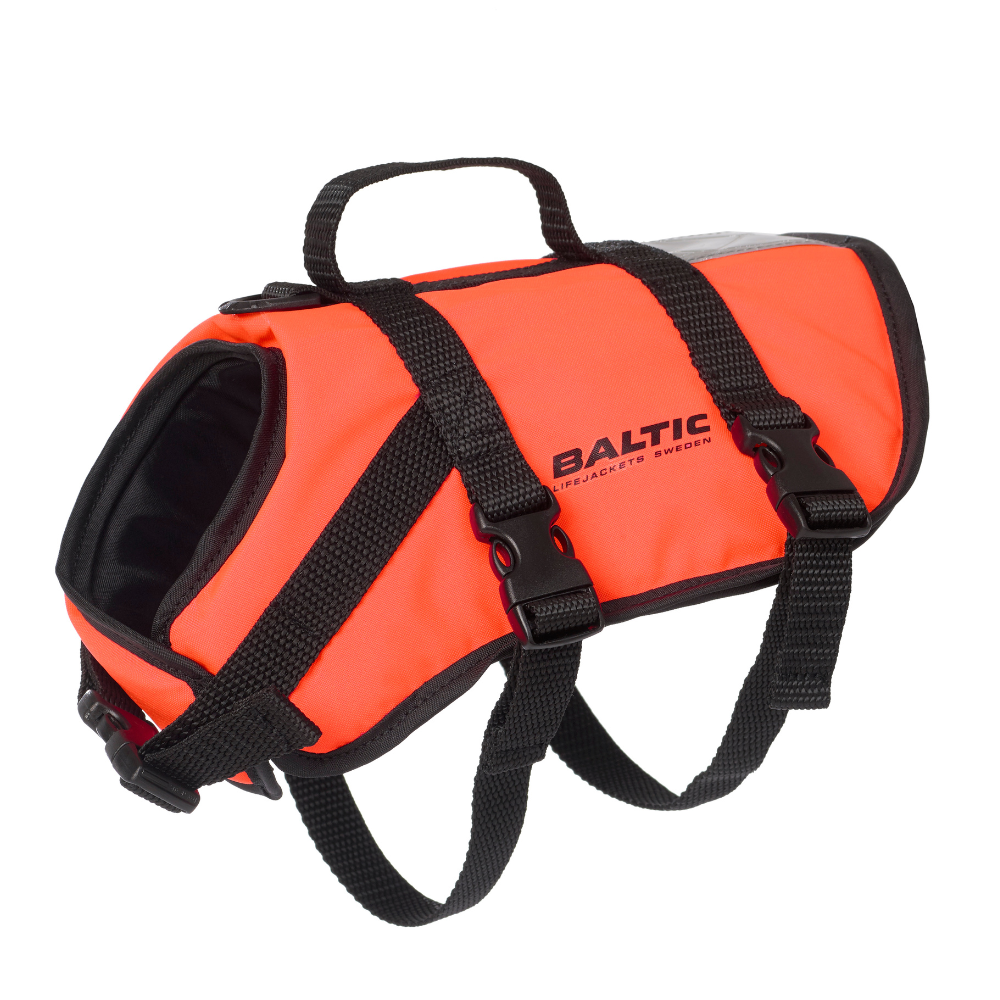 The Baltic Pluto Orange Dog Buoyancy Aid for Kayaking